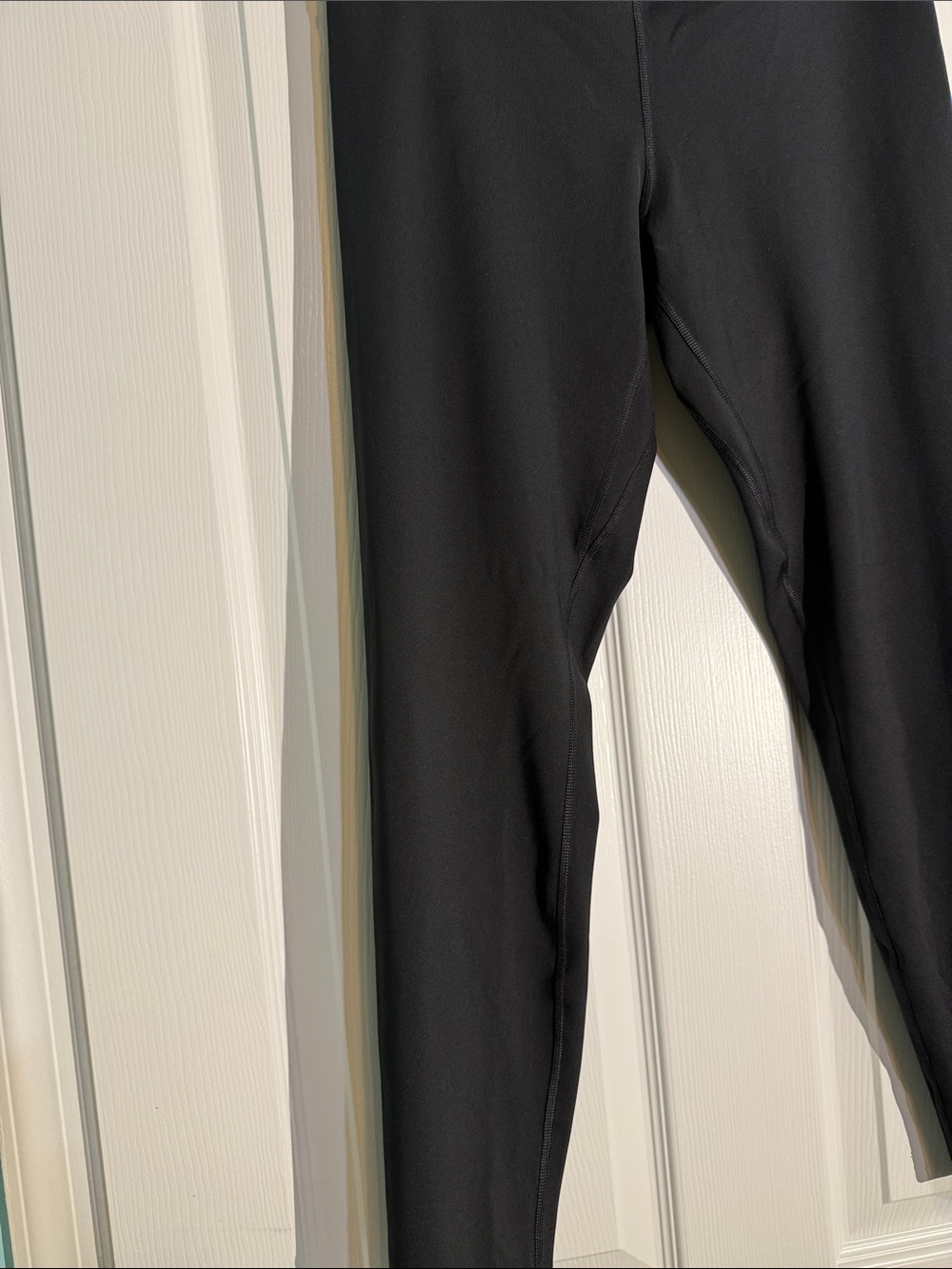 tentree Black High-Waist Active Leggings with Subtle Logo - Picture 9 of 13